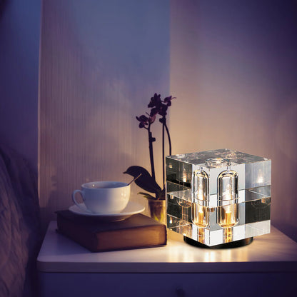 Illuminate Your Space with the Elegant Crystal Bedside Table Lamp