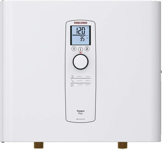 Tankless Water Heater – Tempra 20 plus – Electric, on Demand Hot Water, Eco, White