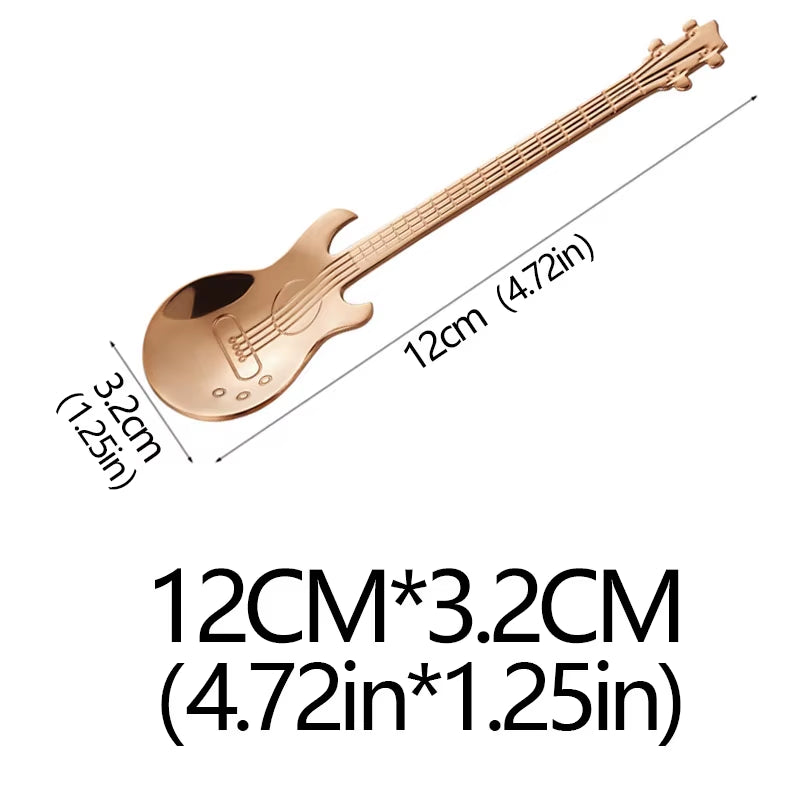 Stainless Steel Colorful Teaspoon and Coffee Spoon Set for Stylish Tableware and Kitchen Use
