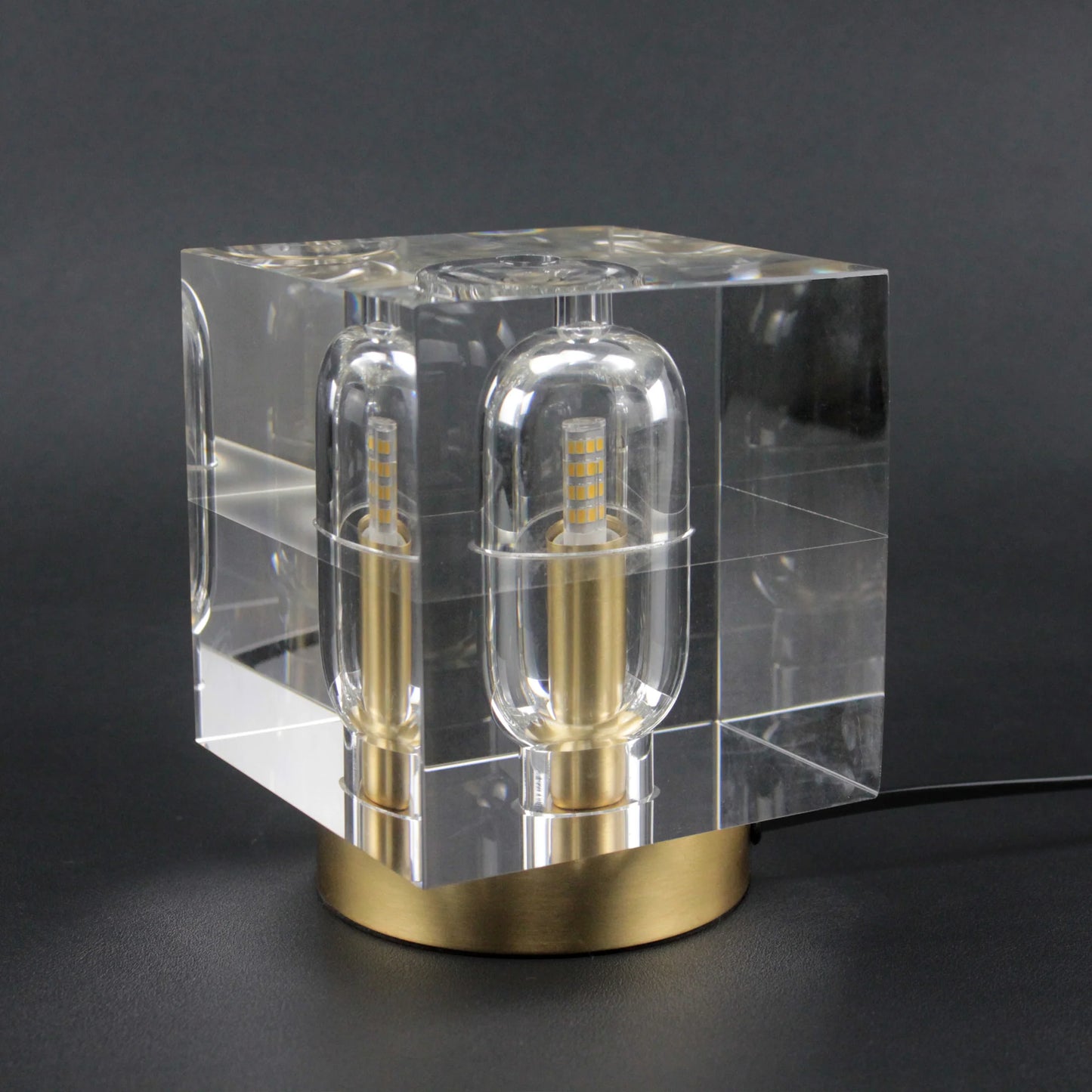 Illuminate Your Space with the Elegant Crystal Bedside Table Lamp