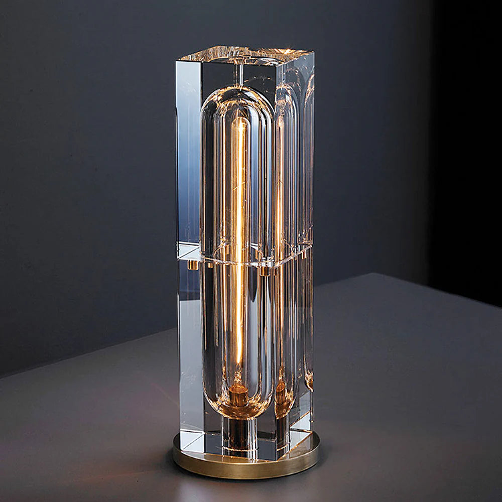 Illuminate Your Space with the Elegant Crystal Bedside Table Lamp
