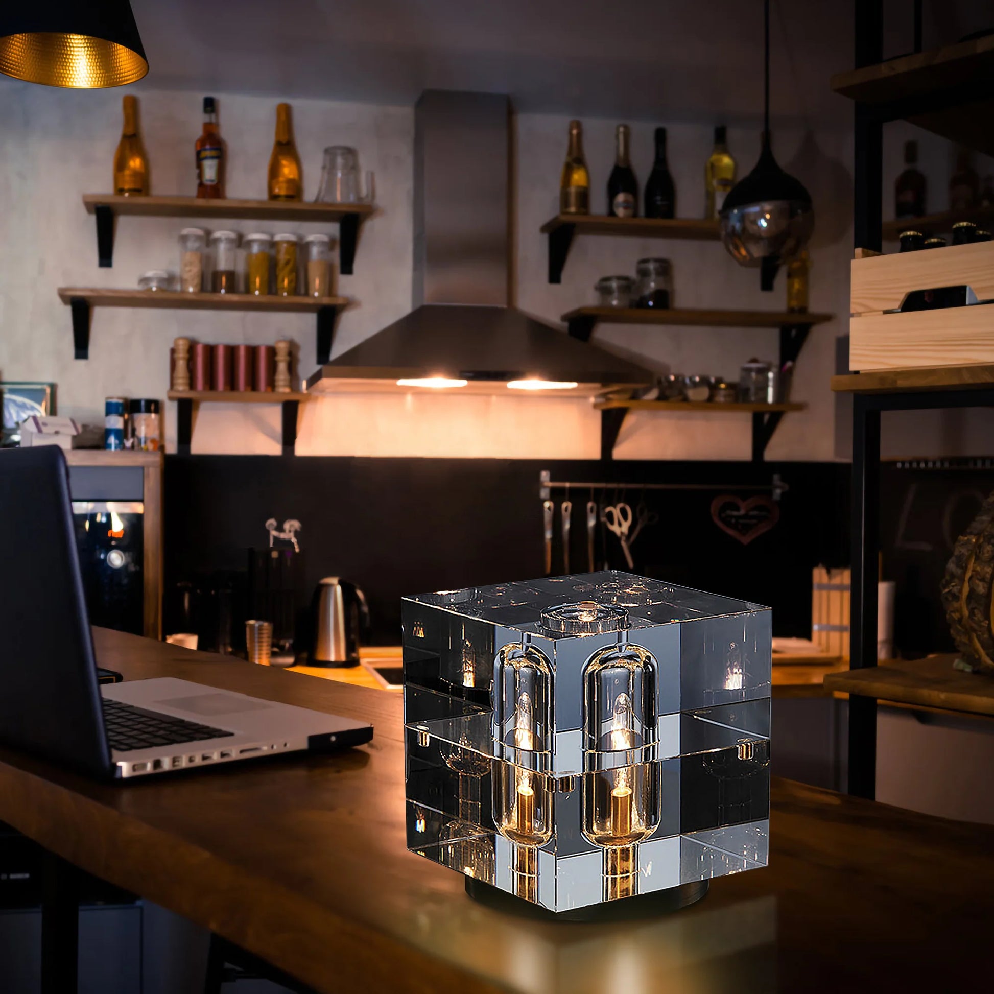 Illuminate Your Space with the Elegant Crystal Bedside Table Lamp