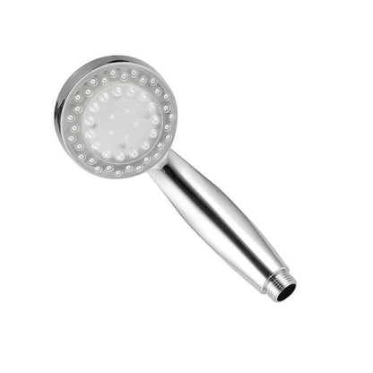 Transform Your Shower Experience with the Handheld LED Light Waterfall Shower Head - 7 Vibrant Colors for a Colorful Bath Time!