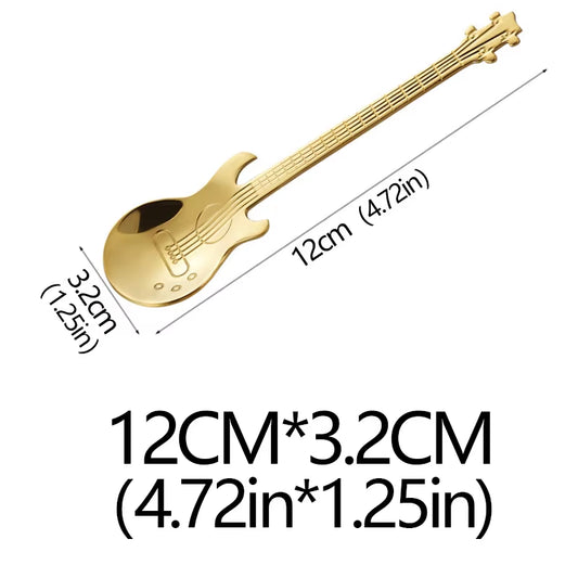 Stainless Steel Colorful Teaspoon and Coffee Spoon Set for Stylish Tableware and Kitchen Use