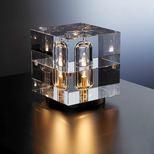 Illuminate Your Space with the Elegant Crystal Bedside Table Lamp