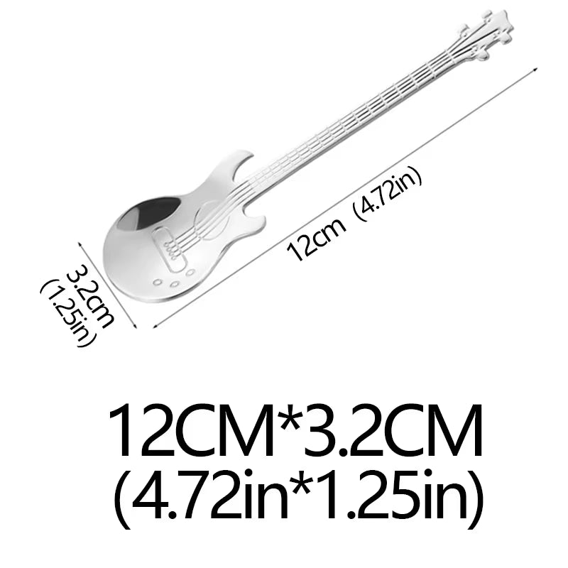 Stainless Steel Colorful Teaspoon and Coffee Spoon Set for Stylish Tableware and Kitchen Use