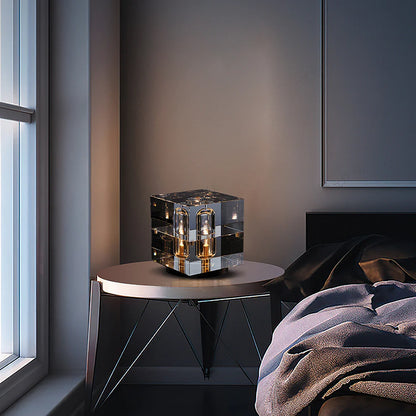 Illuminate Your Space with the Elegant Crystal Bedside Table Lamp