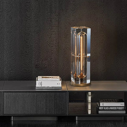 Illuminate Your Space with the Elegant Crystal Bedside Table Lamp